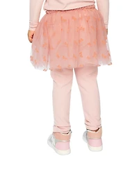 Deux par Toddler Girl(2T-5T) Leggings with Integrated Tulle Skirt