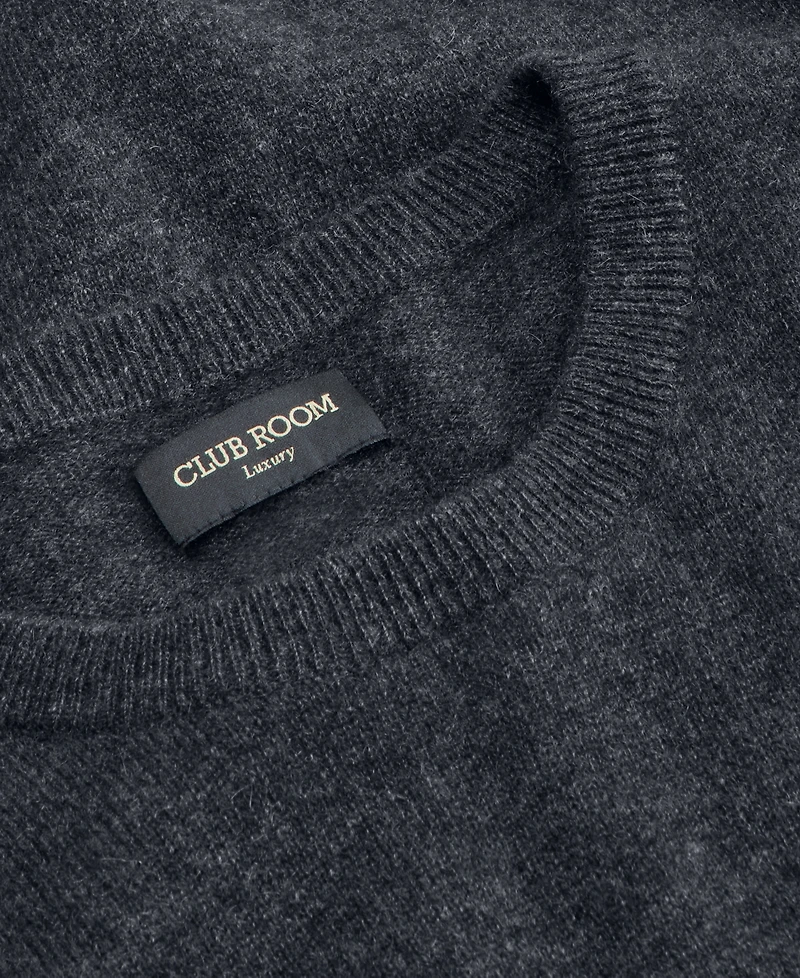 Club Room Men's Crewneck 100% Cashmere Sweater