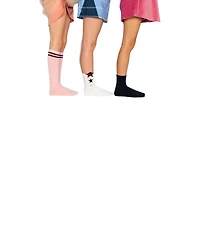 Deux par Deux Little and Big Girl (size 5-6 to 10-12) Socks Pale Dusty