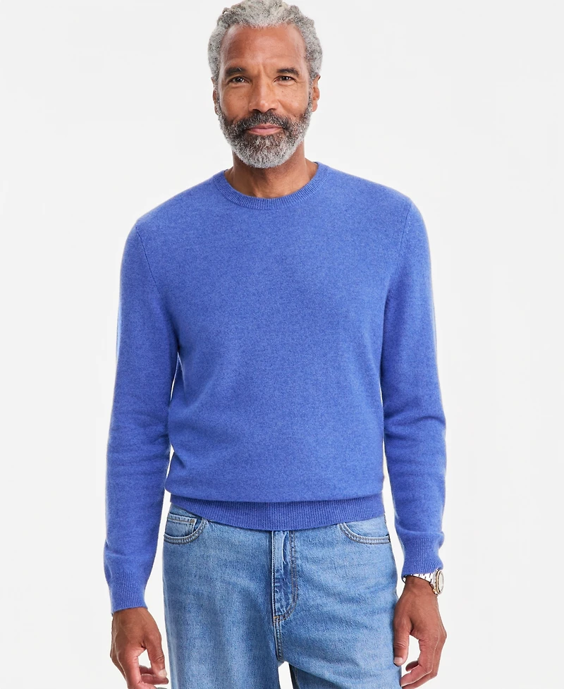 Club Room Men's Crewneck 100% Cashmere Sweater