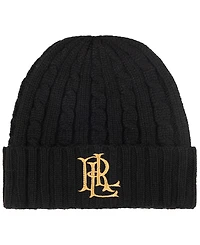 Lauren Ralph Core Logo Cable Knit Hat