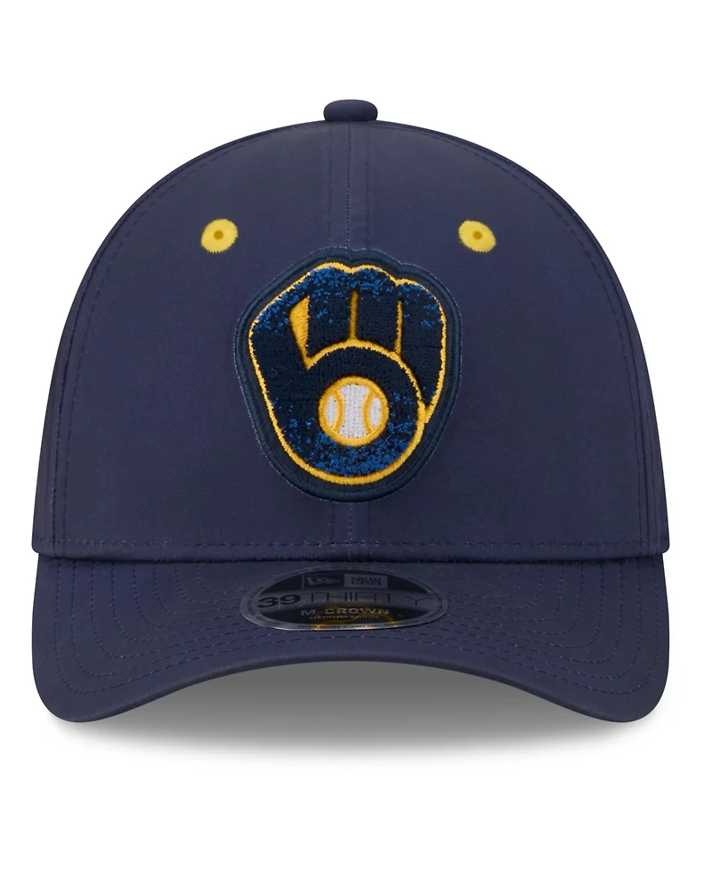 New Era Men's Navy Milwaukee Brewers 2026 Mlb All-Star Game Workout 39THIRTY M-Crown Flex Hat