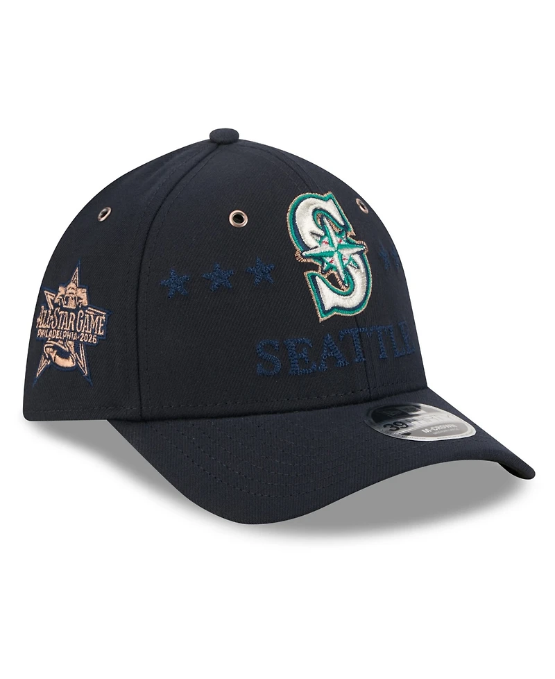 New Era Men's Navy Seattle Mariners 2026 Mlb All-Star Game 39THIRTY Flex Hat