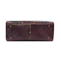 20 Inch Velour Leather Duffle Bag