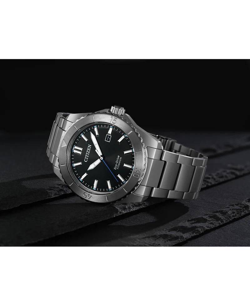 Citizen Eco-Drive Men's Brycen Super Titanium Bracelet Watch 41mm