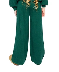 Deux par Deux Toddler Girls Flare Pants Jasper Printed