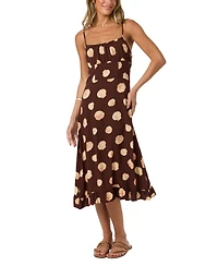 O'Neill Women's Jorgie Camila Adjustable-Strap Midi Dress