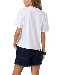 O'Neill Women's Framed Floral Graphic Cotton T-Shirt