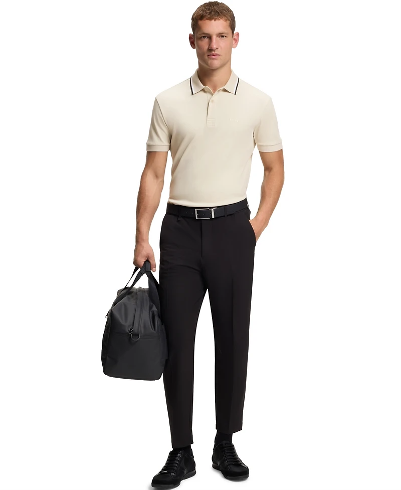 Boss by Hugo Boss Men's Interlock Cotton Paddy Slim-Fit Polo Shirt