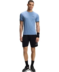 Boss by Hugo Men's Active Tennis-Ball Embossing Slim-Fit T-Shirt