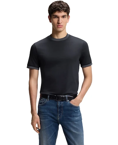 Boss by Hugo Men's Mercerized-Cotton Slim-Fit T-Shirt
