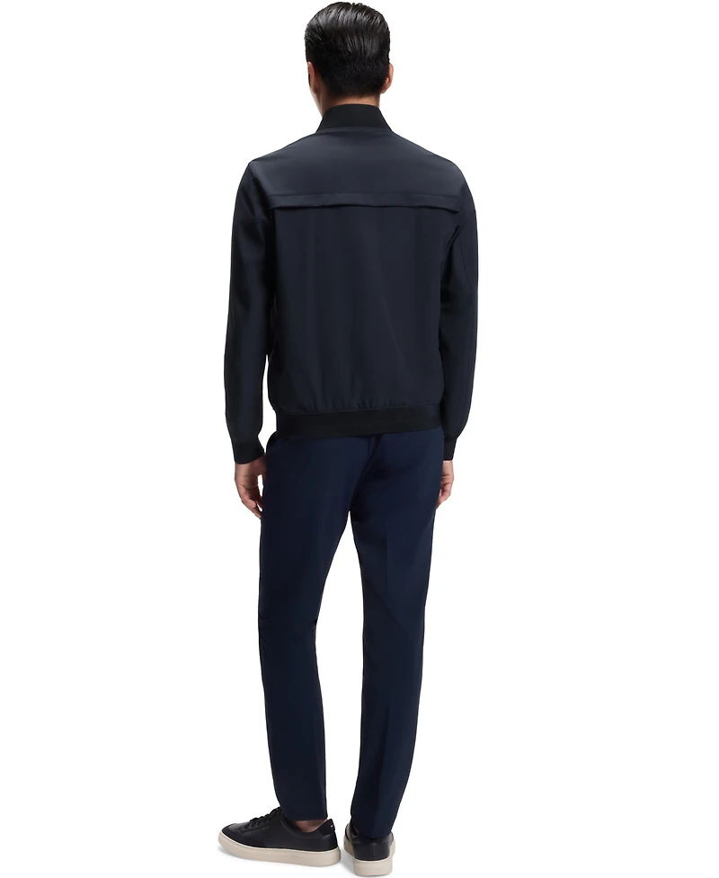 Boss by Hugo Men's Micro-Patterned Stretch Slim-Fit Jacket