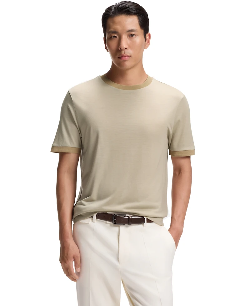Boss by Hugo Men's Performance Wool Regular-Fit T-Shirt