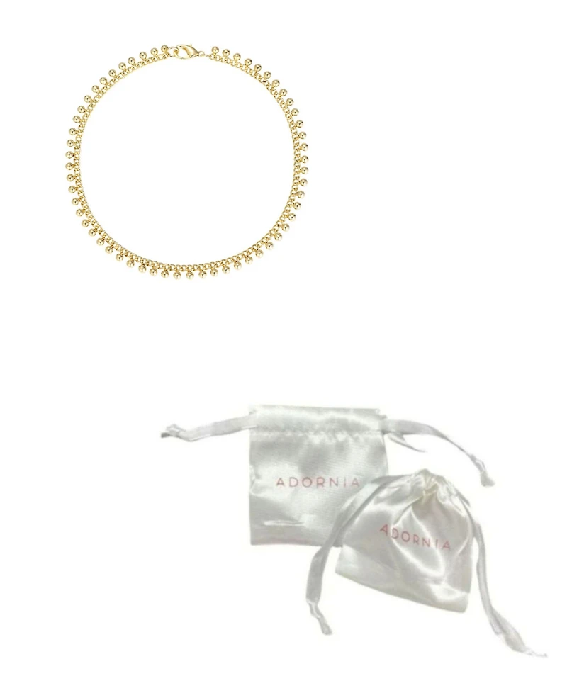 Adornia Gold Jingle Bells Anklet