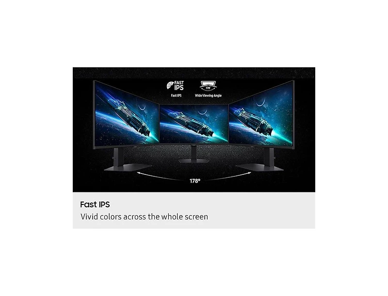Sasmung 27-in Odyssey G6 G60F Qhd Gaming Computer Monitor, 350Hz