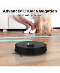 bObsweep Dustin Plus Self-Emptying Robot Vacuum and Mop With 100-Day Dock, 8000 Pa, and 360degree(s) Mapping, App and Voice Control