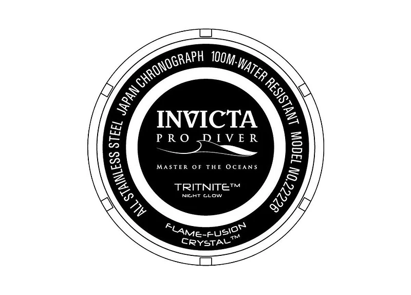 Invicta Women's 22226 Pro Diver Quartz Chronograph Dial Watch