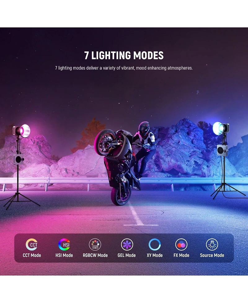 Neewer HS200C Led Video Light with 280W, 7500K, CRI95