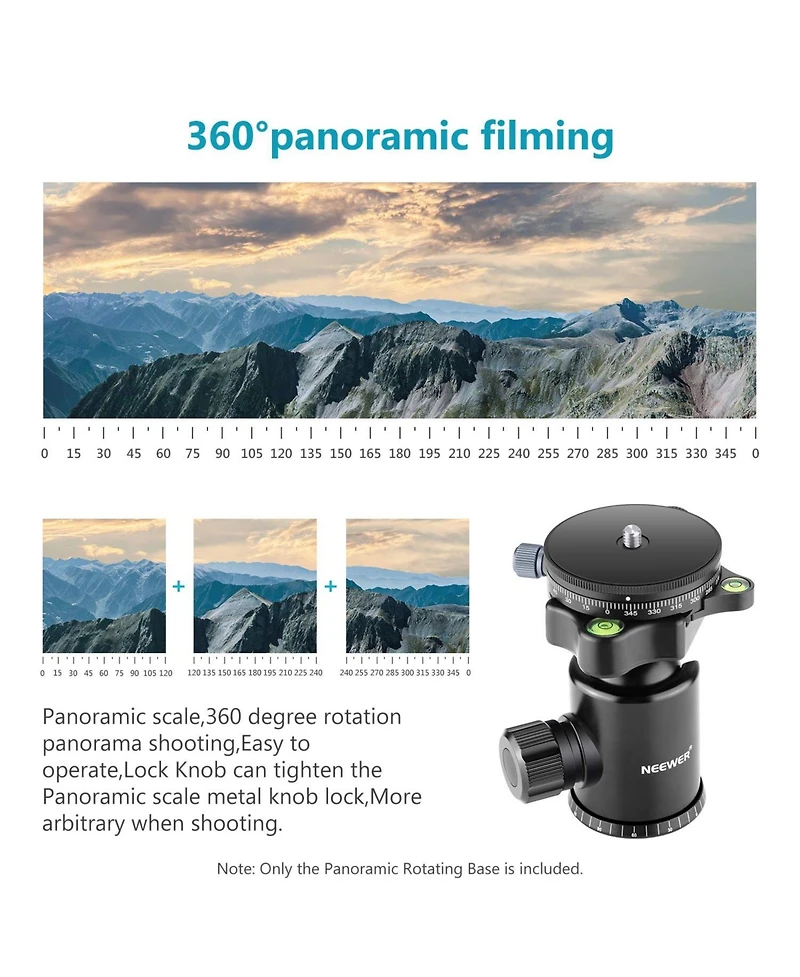 Neewer Camera Tripod with 22 Lbs