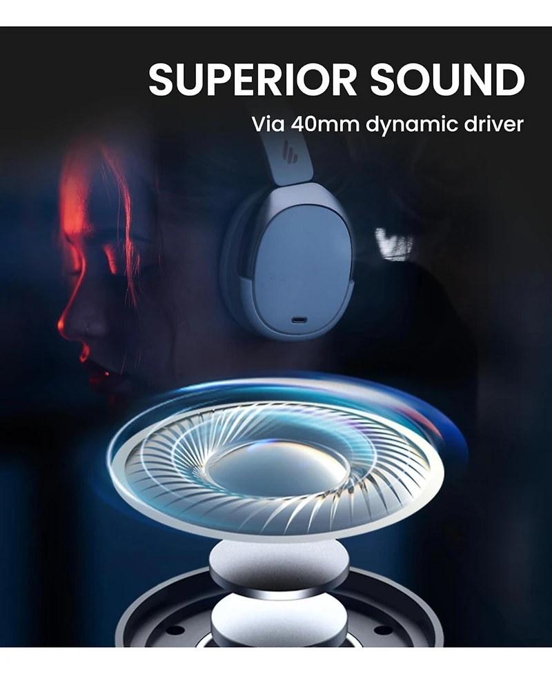 Edifier WH950NB Wireless Headphones - Active Noise Cancelling Headsets - Bluetooth 5.3