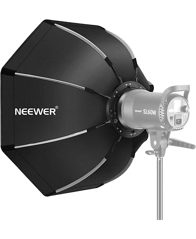 Neewer 35.4''/90cm Octagonal Softbox Quick Release, with Bowens Mount, Carrying Bag for Neewer CB60 CB100 CB150 Vision 4 S101-300W/400W