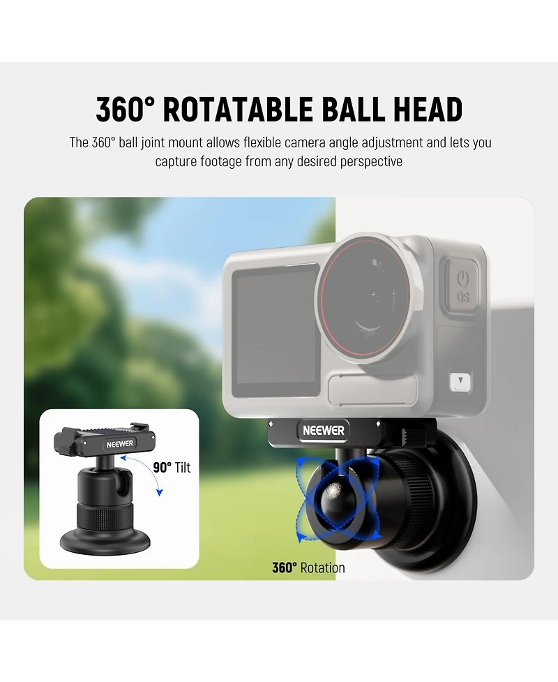 Neewer AC013 Camera Mounting Accessory for Dji Osmo 360 / Action 5 Pro /