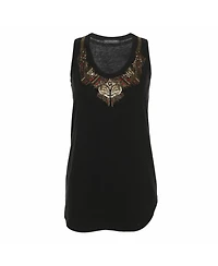 Pre-Owned Alexander Mcqueen Women's Embellished Knit Tank Top