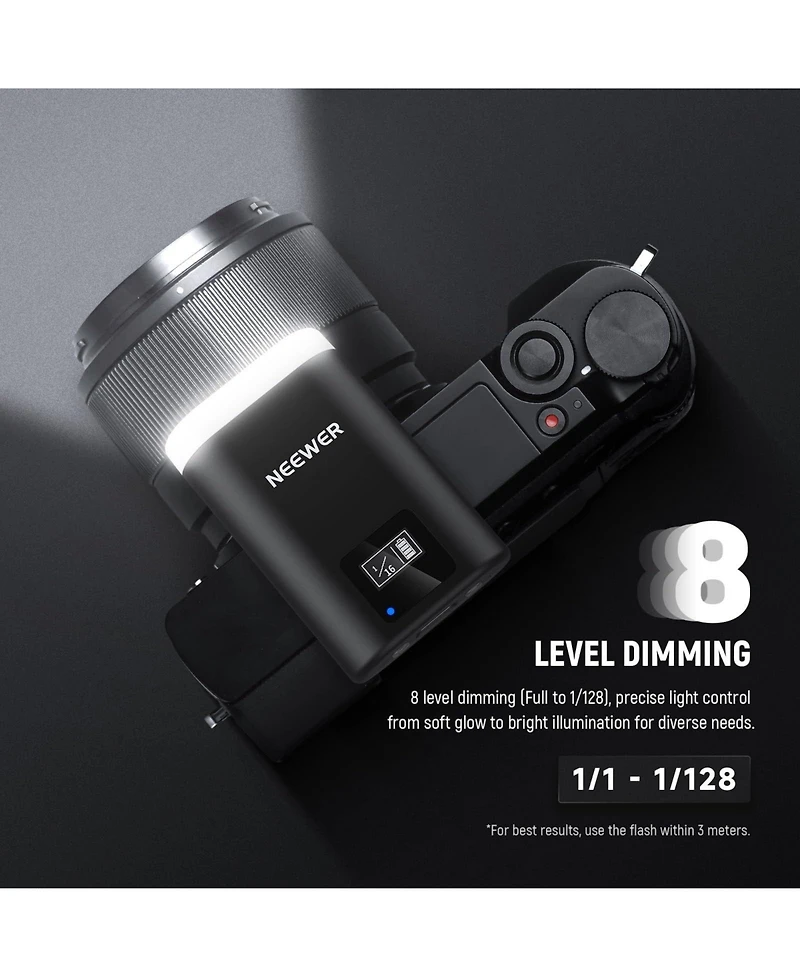 Neewer N12 Camera Flash with 5600K for select Canon, Nikon and Sony cameras