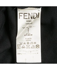 Pre-Owned Fendi Women's Love Applique Cotton T-Shirt