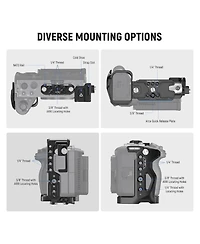 Neewer FX3 Camera Mounting Accessory with 8 Inch, 4 Inch for Sony FX3 FX30 Original Xlr Handle