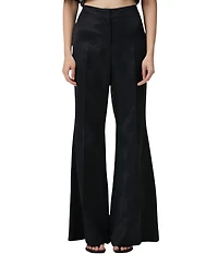 Pcfg Women's Shiny Woven Flare-Leg Pants