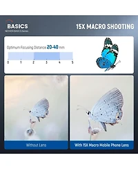 Neewer Ls-67 Camera and Photo Accessory with 2 in, 0.45x, 15x for select iPhone and Android mobile devices