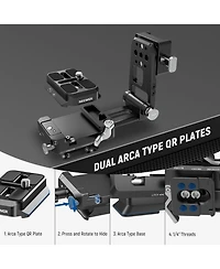 Neewer PS017B Camera Mounting Accessory for Dji RS4 RS3 Gimbal Camera Cage Video Rig