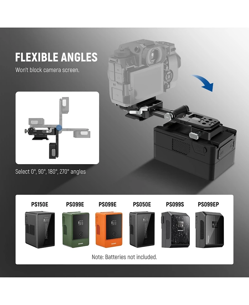 Neewer PS017B Camera Mounting Accessory for Dji RS4 RS3 Gimbal Camera Cage Video Rig
