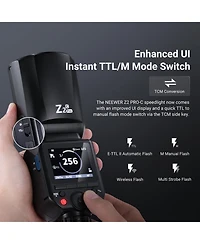 Neewer Z2PRO-c Camera Flash with 76Ws, 3000mAh, Ttl for Canon