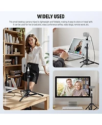Neewer ST45B Ring Light with 2.2lb, 1kg for Logitech Anker Emeet Webcam Ring Light for Video