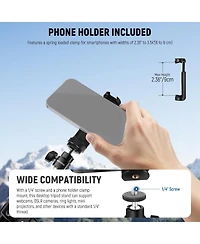 Neewer ST45B Ring Light with 2.2lb, 1kg for Logitech Anker Emeet Webcam Ring Light for Video