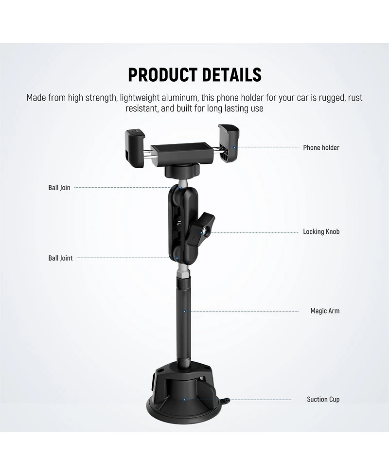 Neewer PA137 Camera Mounting Accessory for select iPhone and Android mobile devices