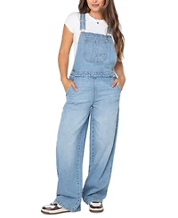 Celebrity Pink Women's Wide-Leg Crossover Back Overalls
