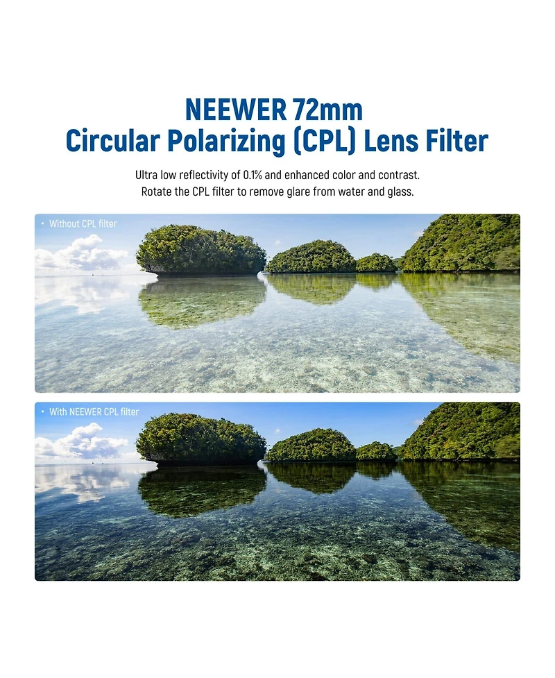 Neewer Camera Lens Accessory with Cpl