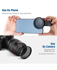 Neewer Camera Lens Accessory with Cpl for select Canon, Nikon and Sony cameras