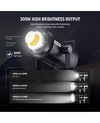 Neewer TLCI97 Led Video Light with 300W, 29600Lux, 7500K