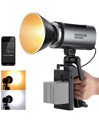 Neewer MS150B Led Video Light with 130W, 200000 lux, 2700K-6500K