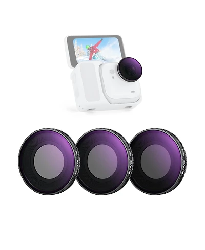 Neewer Fl-C50 Camera Lens Accessory with ND8, ND16, ND32 for Insta360 Go Ultra