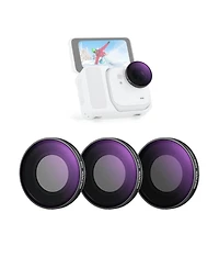 Neewer Fl-C50 Camera Lens Accessory with ND8, ND16, ND32 for Insta360 Go Ultra