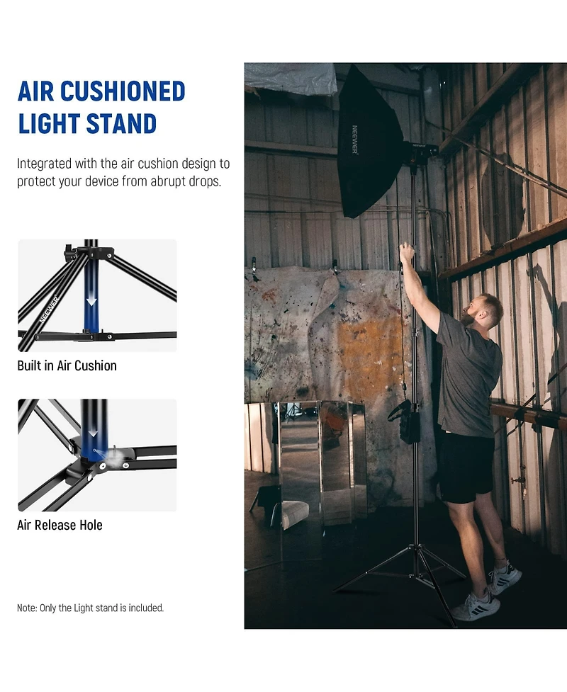 Neewer Photography Light Stand with 9.8ft, 5.5lb, 2.5kg