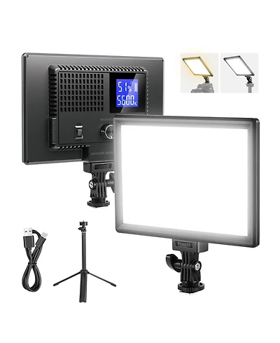 Neewer Nl-120B Camera Tripod with 800Lux, 4000mAh, 5600K