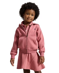 Polo Ralph Lauren Girls' 2T-6X Long-Sleeve Full-Zip Hoodie