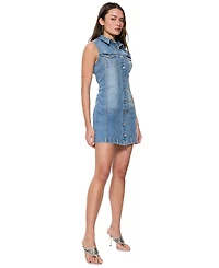 Abrand Women's Sleeveless Button-Up Dress