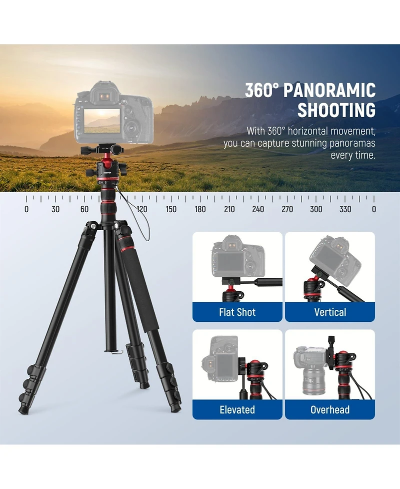 Neewer TP08 Camera Tripod with 13lb